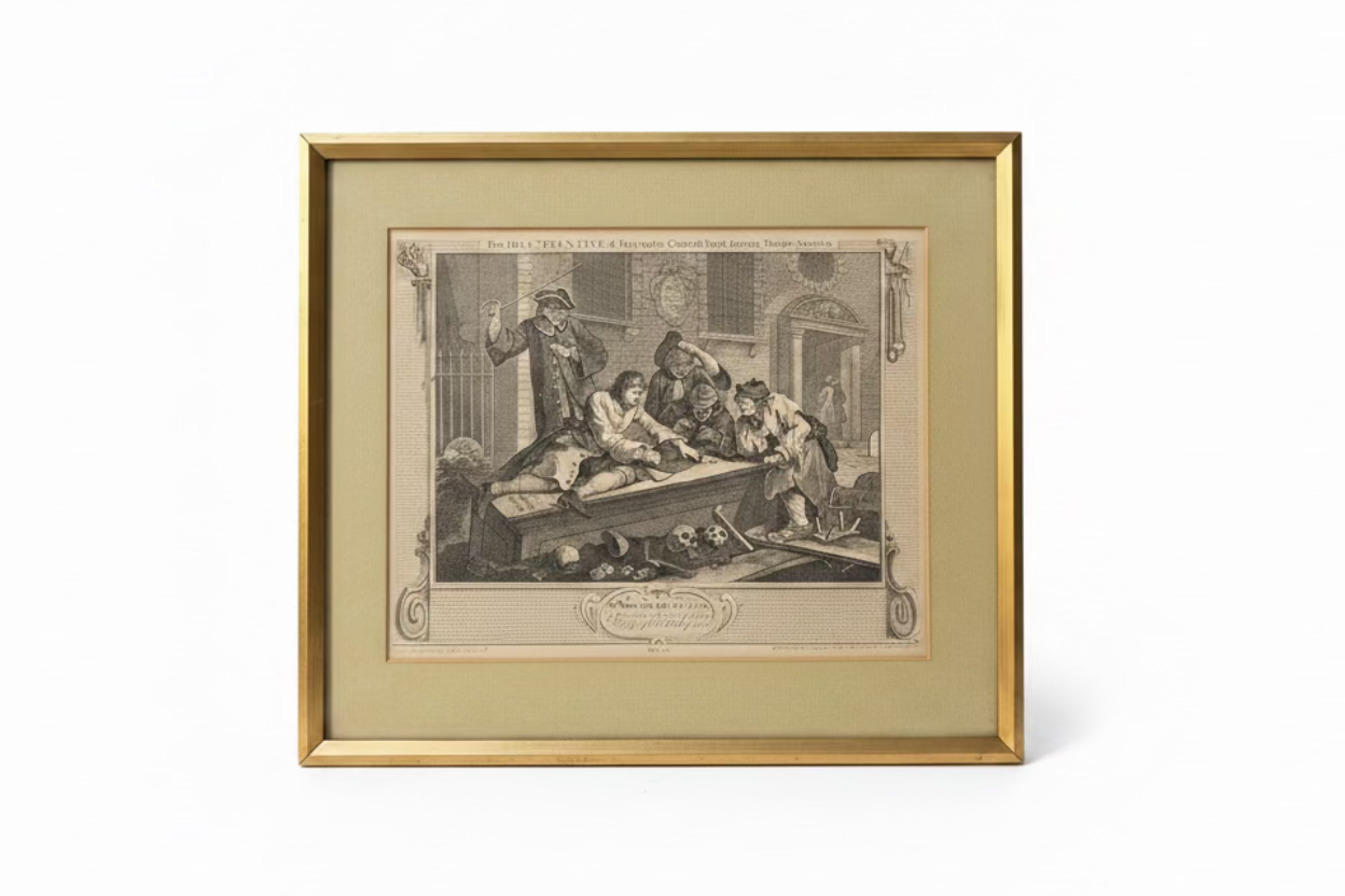 William Hogarth's The Idle Prentice at Play in the Church Yard during Divine Service