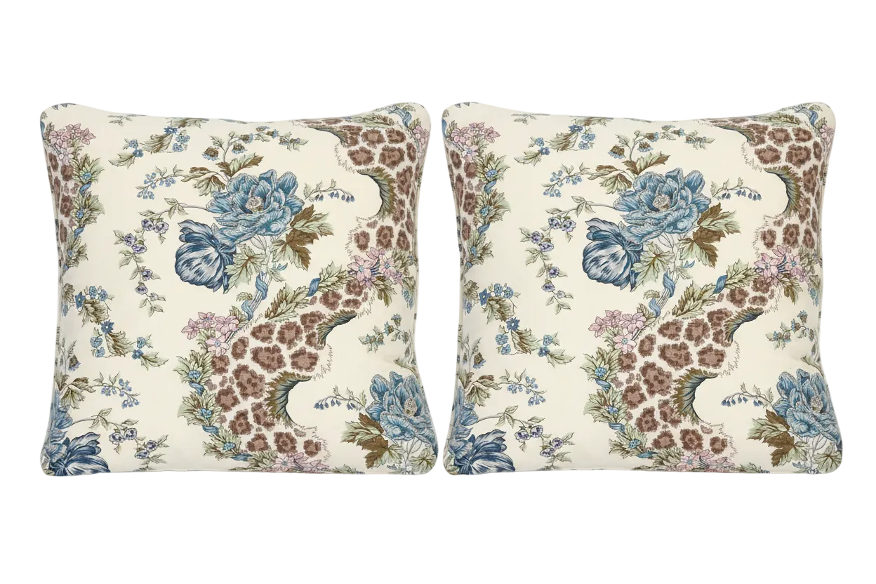 Pair of Schumacher Square Pillows