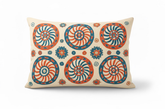 Silk Embroidered Pillow Covers