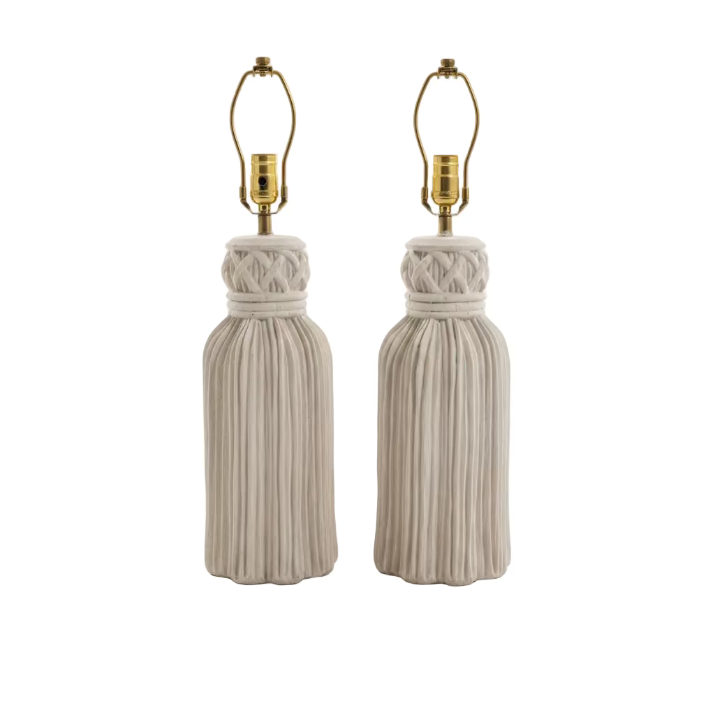 Pair of Drapery Lamps