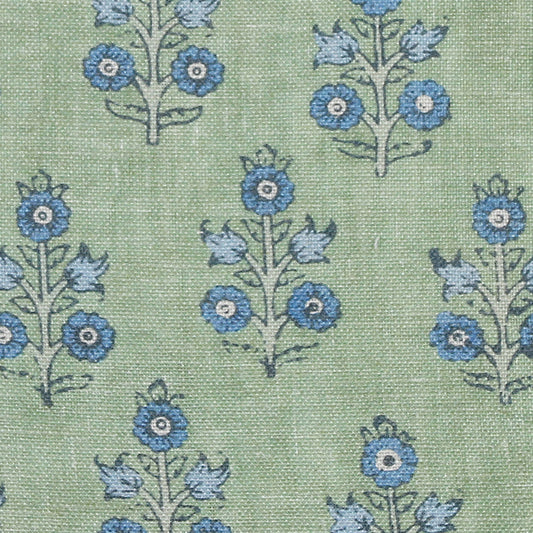 Green and Blue Floral GP & J Baker Pillows