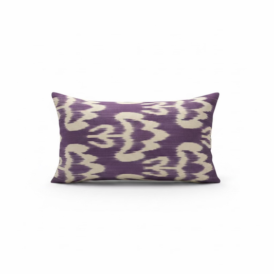 Purple Ikat Pillow