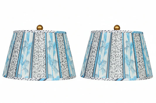 Vines Lamp Shade - Blue