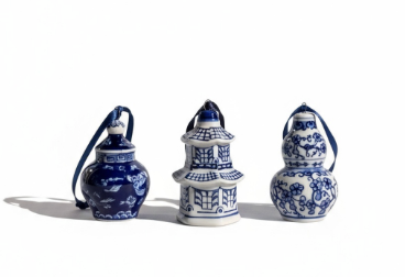 Blue and White Porcelain Ornaments