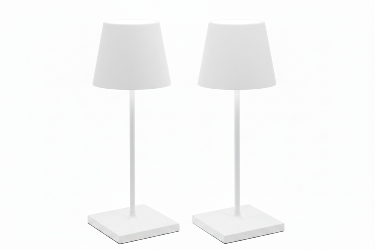 Pair of Cordless Table Lamps