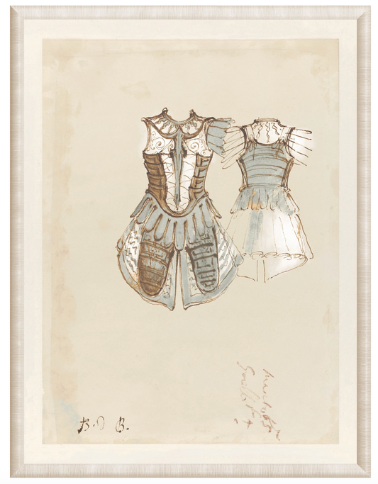 Soldier's Costume Etching