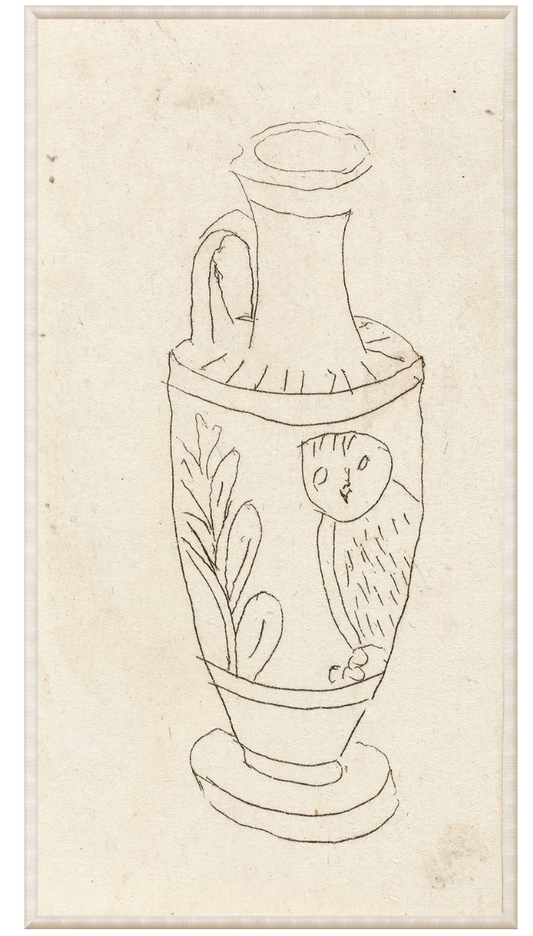 Owl Vase Etching