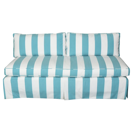 Custom Upholstered Armless Sofa