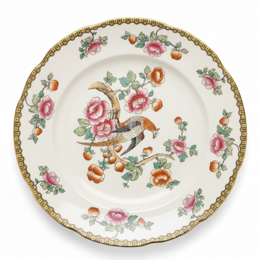 Whieldon Ware Pheasant Set of 4 dishes