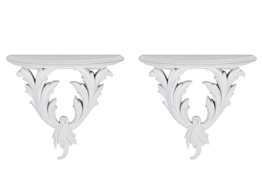 Mid Century Acanthus Leaf Wall Bracket