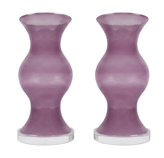 Pair of Kandace Hurricanes orchid color