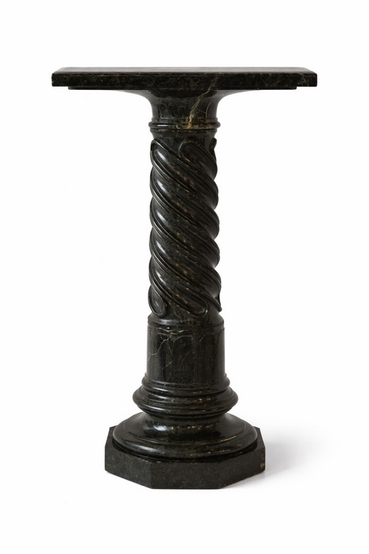 Spiral Twist Marble Pedestal