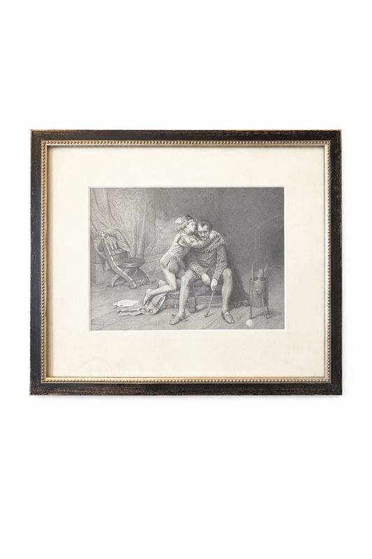 Shakespeare Antique Etching - 1876
