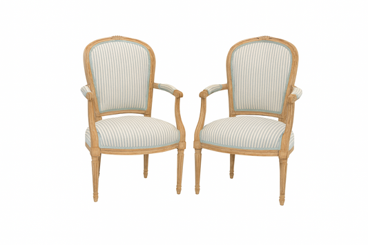 French Louis XVI armchairs