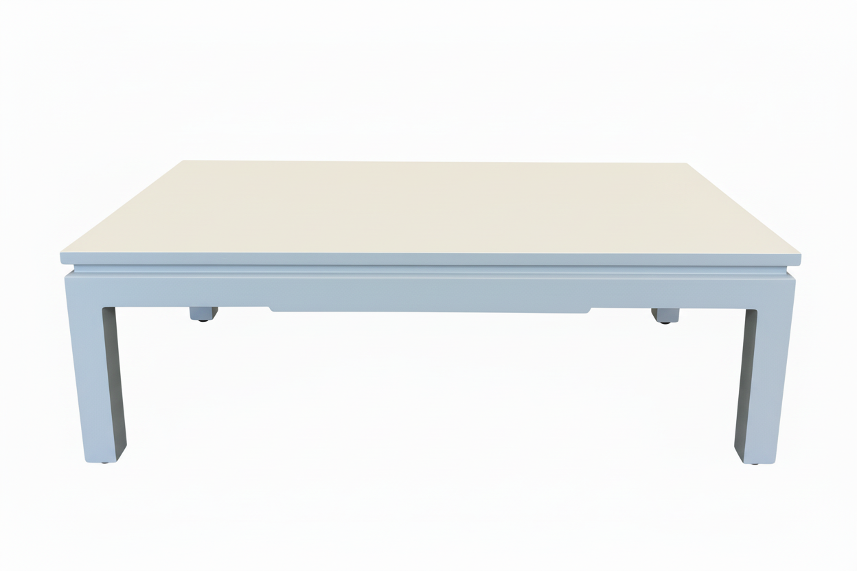 Vintage white painted coffee table