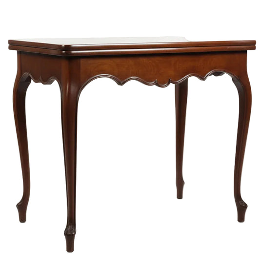 Louis XV Style Mahogany Card Table