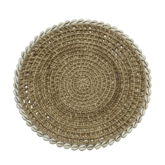 Pandas Weave Placemat with Shells