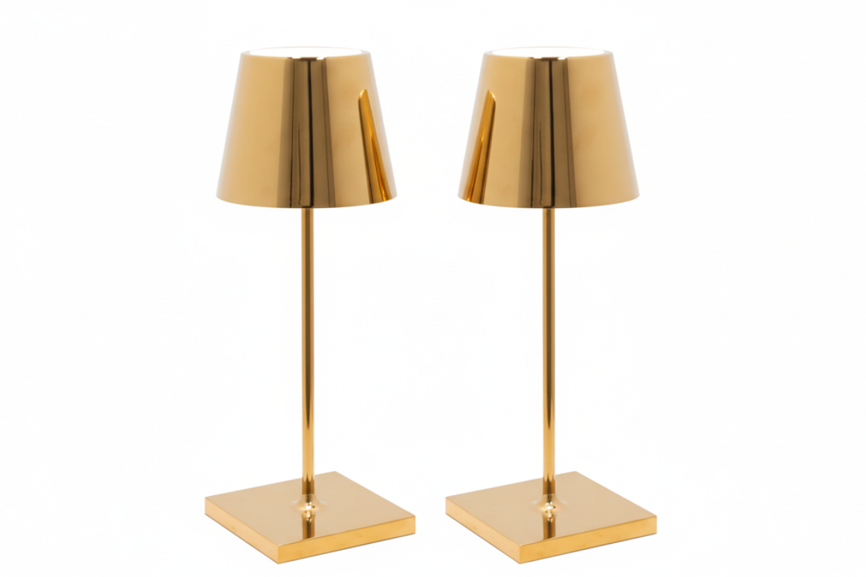 Pair of Cordless Table Lamps