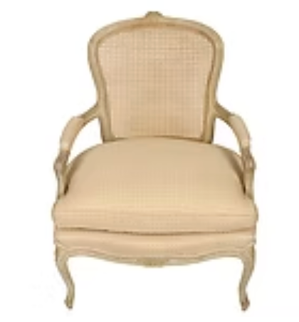Vintage Cane Back Armchair
