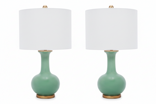 Green Ceramic Lamp