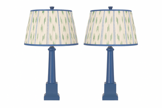 Pair of Blue Sunny Table Lamps