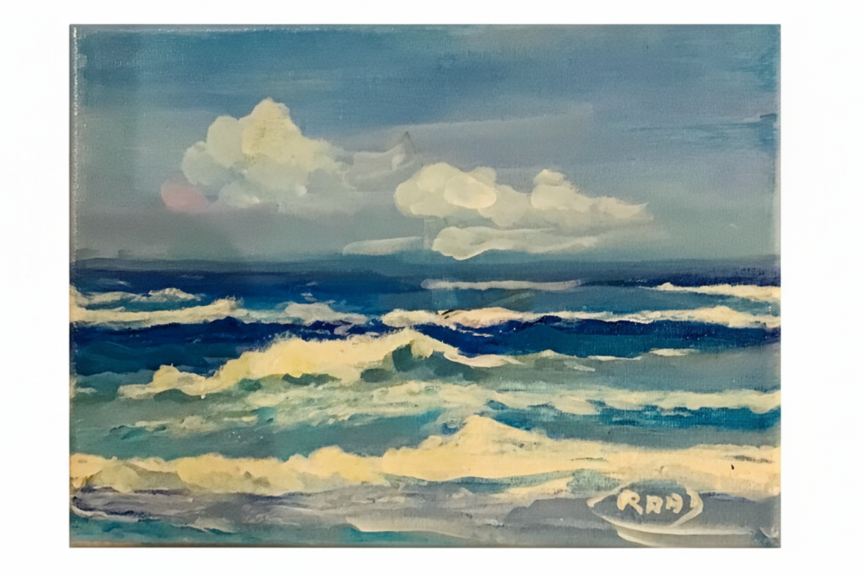 Original painting of the sea