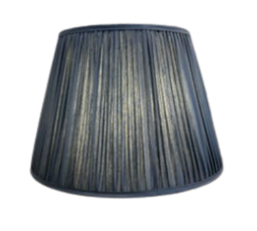 Blue Silk Lampshade