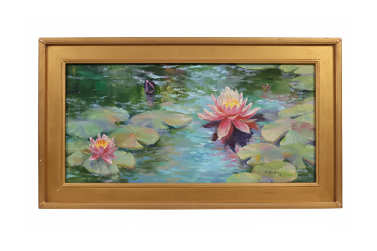 Ruth Baderian Waterlilies Painting