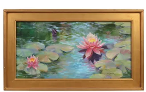 Ruth Baderian Waterlilies Painting