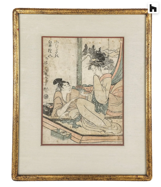 Ukiyo-E /woodblock Print of Shirai Gonpachi