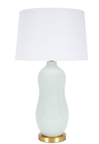Mint green Ceramic Lamp