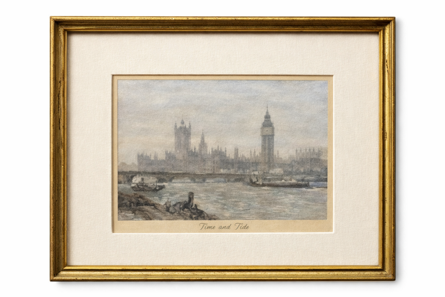 "Time & Tide" Framed Print